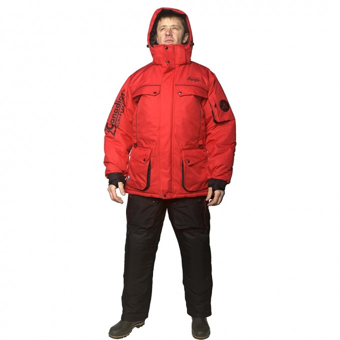 Костюм CANADIAN CAMPER SNOW LAKE PRO цвет black/red, XL 4630049512705