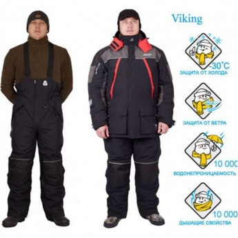 Костюм универсальный CANADIAN CAMPER VIKING цвет black/grey, L